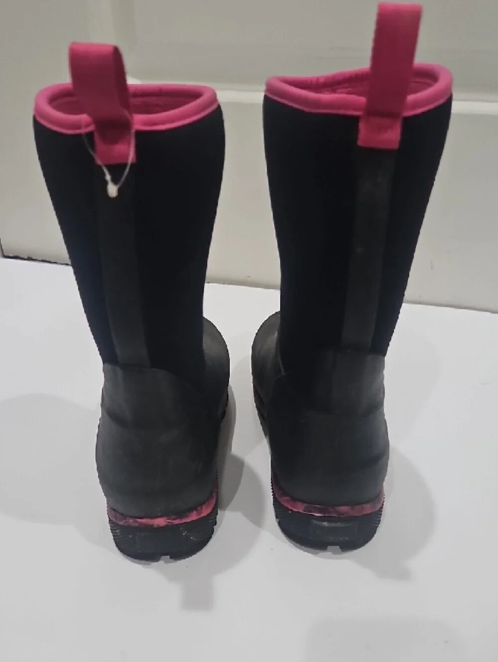Muck Boot Company  Black & Pink Muck Boots